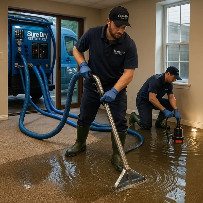 Water Extraction and Removal process in Collings Lakes, NJ